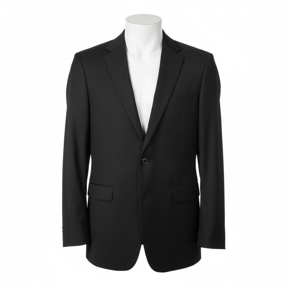 Topman Blazer Black Slim Fit Suit Jacket 36R Modern Formal Business‎